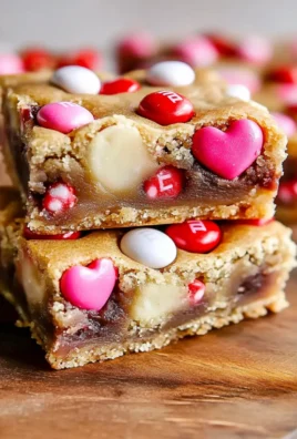 Thick Valentine M&M Bars