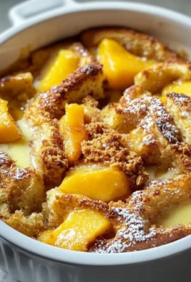 Peach Cobbler French Toast Bake