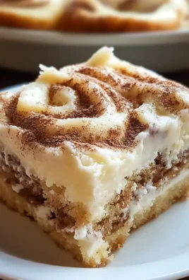 Cinnamon Roll Poke Cake