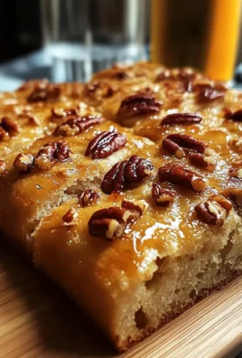 Sticky Pecan Focaccia Bread