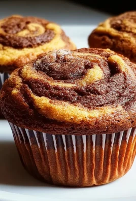 Gingerbread Pumpkin Muffin Swirls