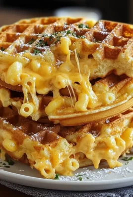Mac and Cheese Stuffed Waffles
