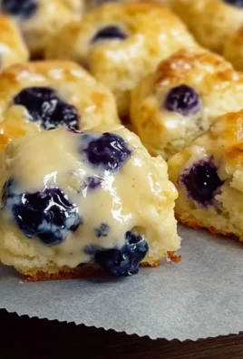 Lemon Blueberry Butter Swim Biscuits