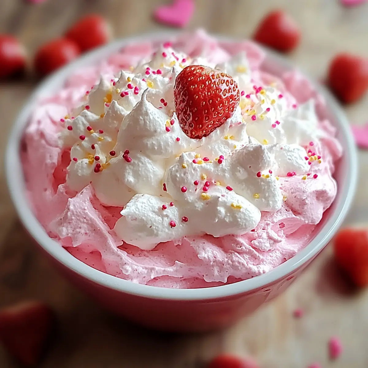 Strawberry Cake Mix Fluff