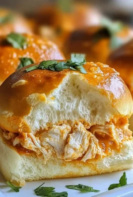 Buffalo Chicken Pizza Dip Sliders