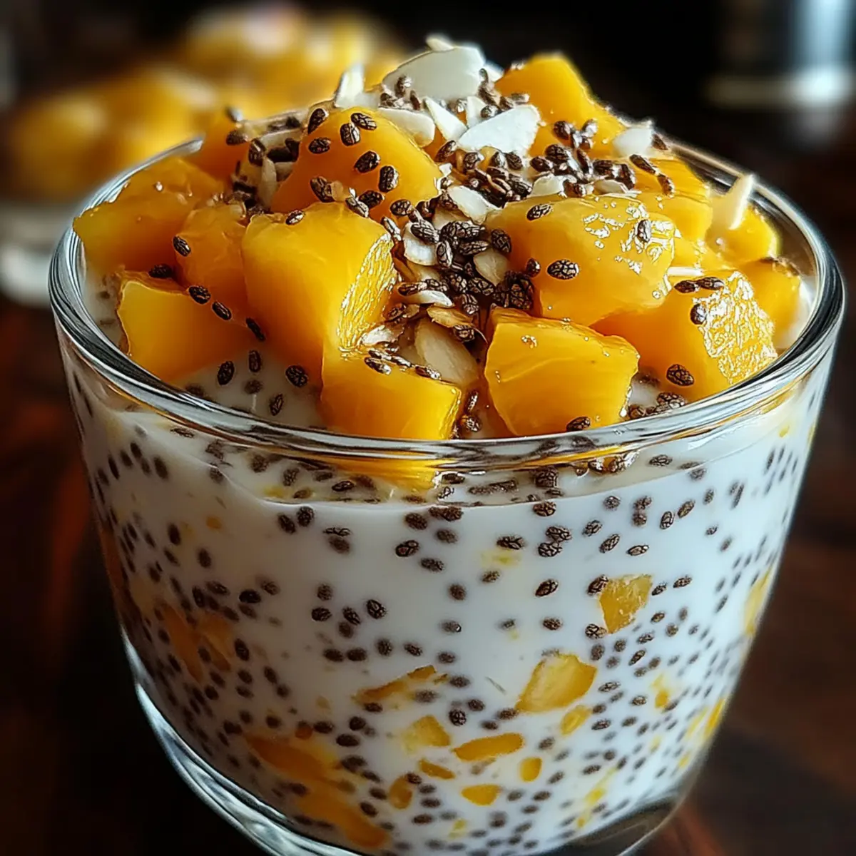 Mango Chia Overnight Oats