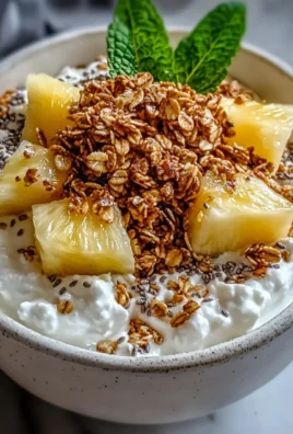 Cottage Cheese Pineapple Granola Bowl