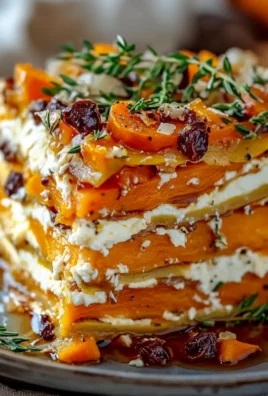 Layered Sweet Potato Butternut Squash Carrot Lasagna