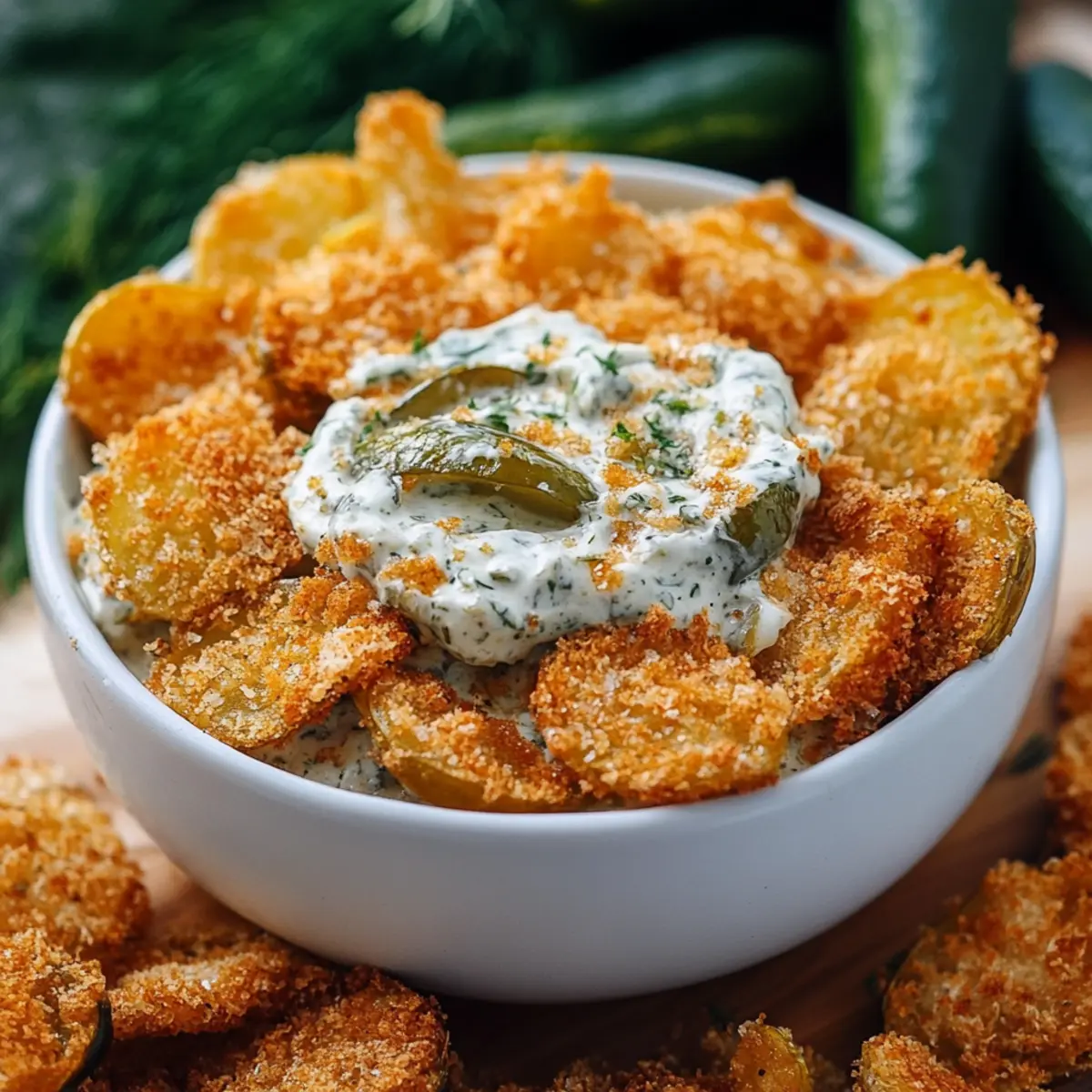 Fried Pickle Ranch Dip