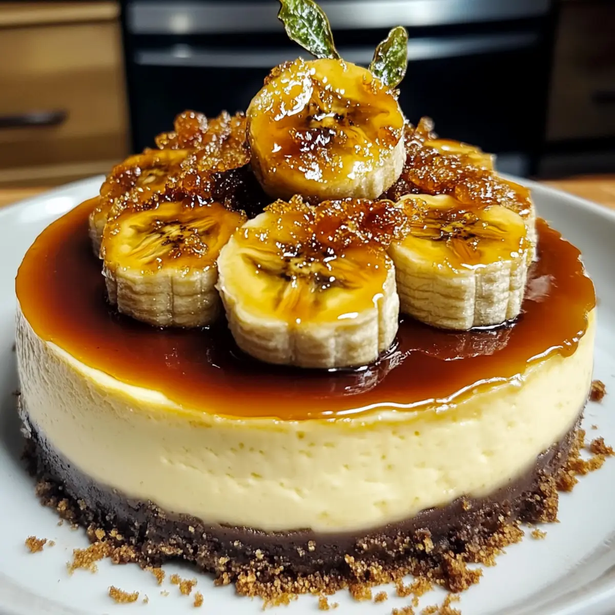 Caramelized Banana Cheesecake