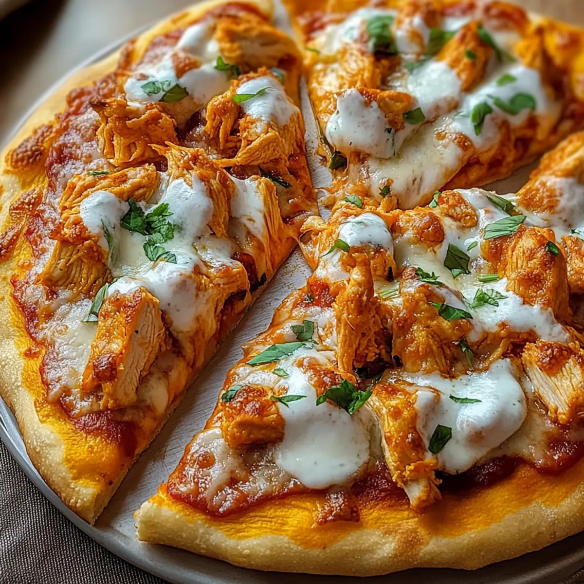 Buffalo Chicken Pizza