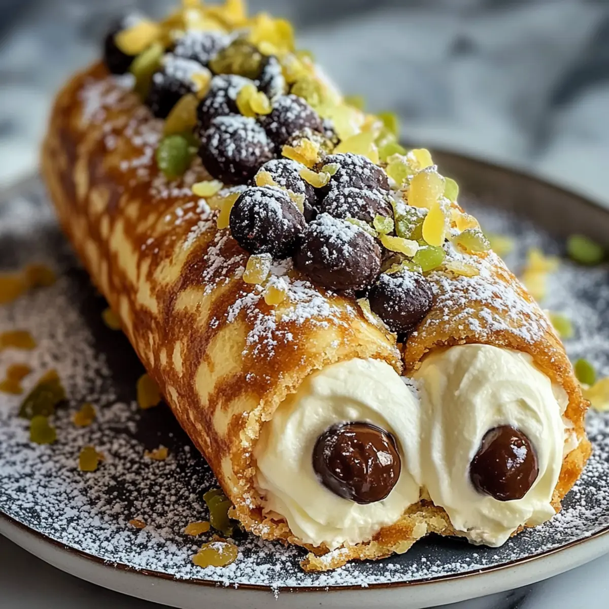Italian Cannoli Cake