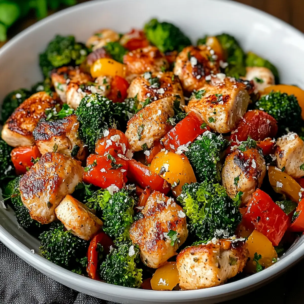 Loaded Chicken and Veggie Skillet