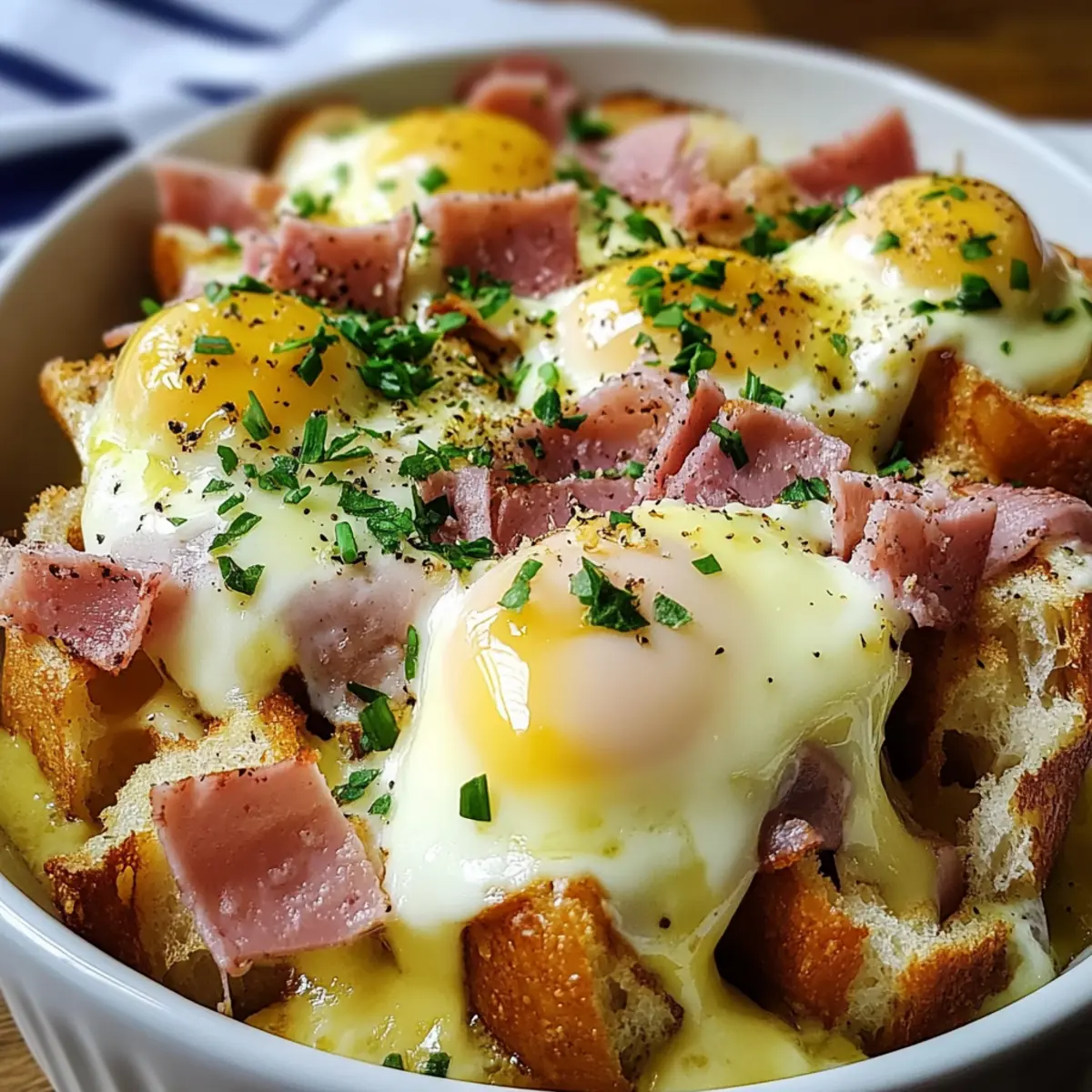 Overnight Eggs Benedict Casserole
