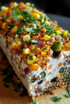 Cowboy Caviar Jalapeño Popper Cheese Log