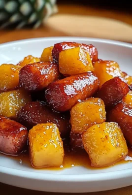Pineapple Brown Sugar Mississippi Lil' Smokies Bites